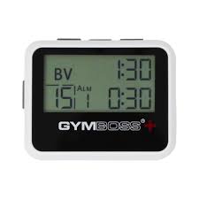 Gymboss Plus Interval Timer & Stopwatch Bundel - Wit/Grijs