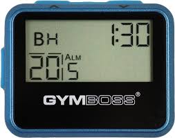 Gymboss Interval Timer - Teal/Blauw Metallic