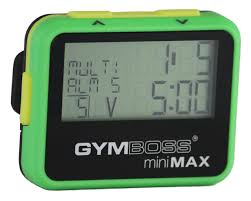 Gymboss Minimax Intervaltimer Groen-Geel