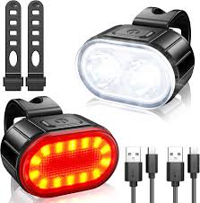 LED Fietslicht Set - USB Oplaadbaar & Super Helder