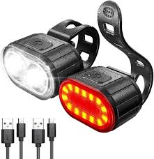 USB Oplaadbare Fietslampset - 350 Lumen Superhelder