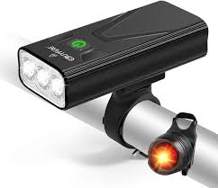 EBUYFIRE USB Oplaadbare Fietsverlichting Set - 3000 Lumen