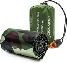 HONYAO® Herbruikbare Survival-slaapzak met Signaalfluitje - Superlicht en Warm voor Outdoor Avonturen