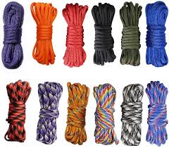 INTVN Paracord Touwset - 12 Stuks 4mm Kleur Nylon voor DIY