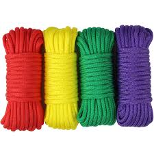 Aufodara 4x 6m Paracord-touw met 7 Strengen Nylon