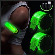 Oplaadbare LED-armbanden voor Hardlopen - 2 Stuks