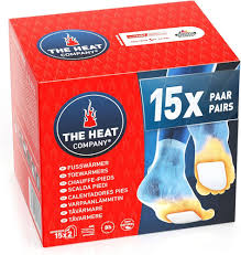 THE HEAT COMPANY - Zelfklevende Voetwarmers - 15 Paar - Extra Warm