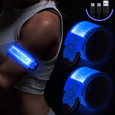 Oplaadbare LED-armbanden voor Hardlopen - 2 Stuks