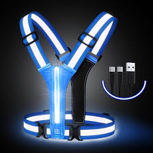 Simket Oplaadbaar LED Lichtvest - Verstelbaar voor Joggen