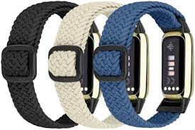 Ecogbd Elastische Nylon Reserveband voor Fitbit Luxe