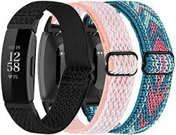 Verstelbaar Elastisch Nylon Bandje voor Fitbit Inspire