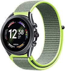 Fluoriserend Nylon Band voor Fossil Gen 6-44mm