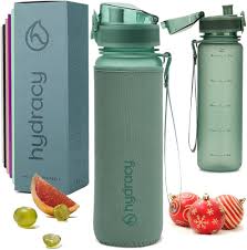 Hydracy 500ml BPA-vrije Waterfles met Tijdmarkering