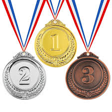 Set van 3 Awardmedailles: Goud